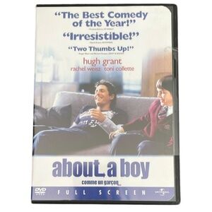 6/$25 DVD About a Boy Universal Hugh Grant Rachel Weiss Toni Collette Comedy